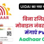 बिना रजिस्टर्ड मोबाइल नंबर के ऐसे मंगाएं PVC Aadhaar Card, सिर्फ 50 रुपये में घर पहुंचेगा प्रीमियम कार्ड