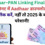 Aadhaar–PAN लिंकिंग की असली डेडलाइन, डाउनलोड e-Aadhaar का नया तरीका और अपडेट न करने का भारी नुकसान – पूरी रिपोर्ट पढ़ें