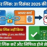 PAN-Aadhaar Linking Deadline 31 दिसंबर 2025