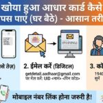 UIDAI का 'जादुई' तरीका: अब बिना आधार सेंटर गए, सिर्फ एक ईमेल या SMS से वापस पाएं खोया हुआ कार्ड