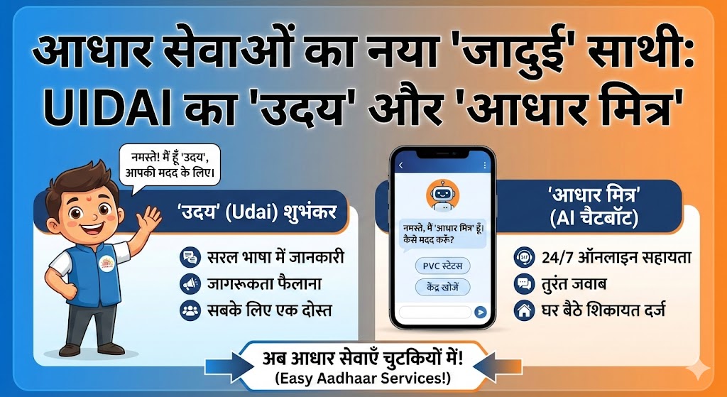 आधार कार्ड का नया अवतार! UIDAI ने लॉन्च किया 'Udai' – जानें कैसे आसान होगी आपकी जिंदगी